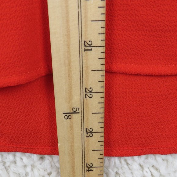 Counterparts* Women's Long Split Sleeve Cutout V-Neck Curved Hem Blouse~ Medium - Picture 7 of 10